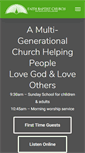 Mobile Screenshot of fbcwilmington.com